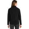 Devon & Jones Women's Black CrownLux Performance Fleece Full-Zip