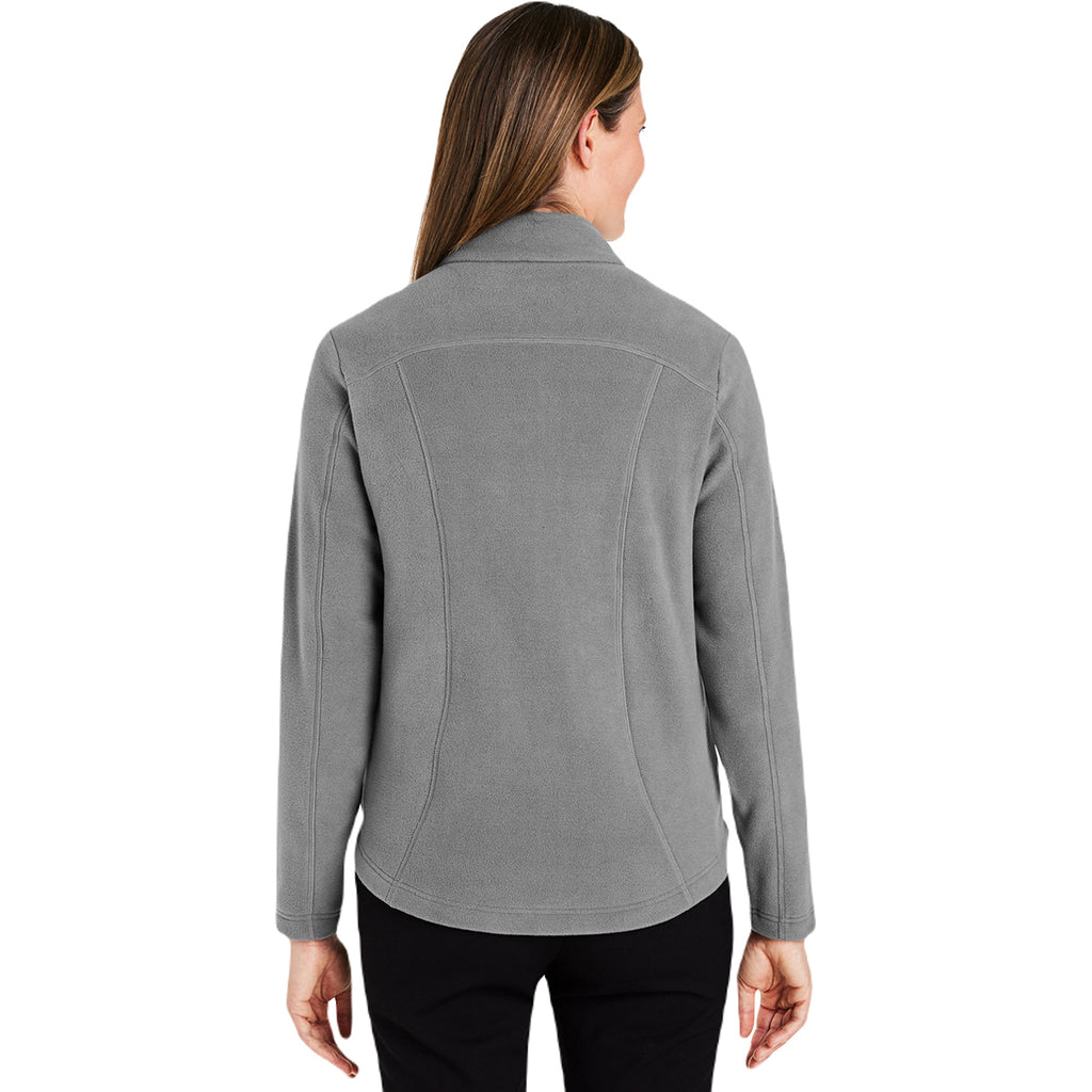 Devon & Jones Women's Graphite CrownLux Performance Fleece Full-Zip