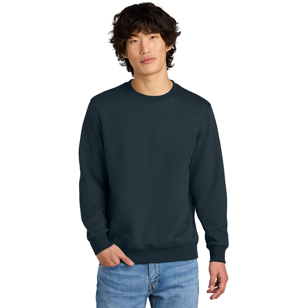 District Men's New Navy Perfect Weight Fleece Crew