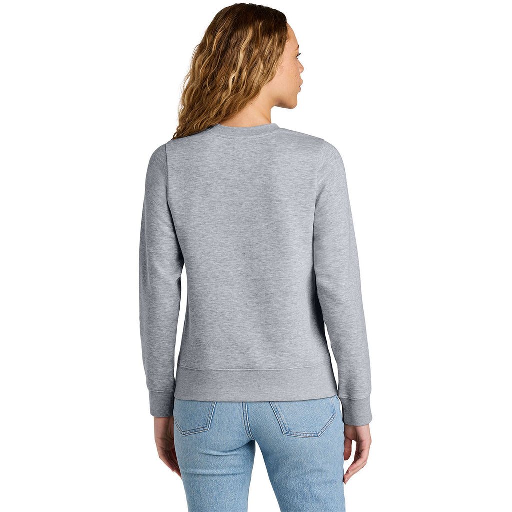 District Women's Light Heather Grey V.I.T. Fleece Crew
