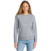 District Women's Light Heather Grey V.I.T. Fleece Crew