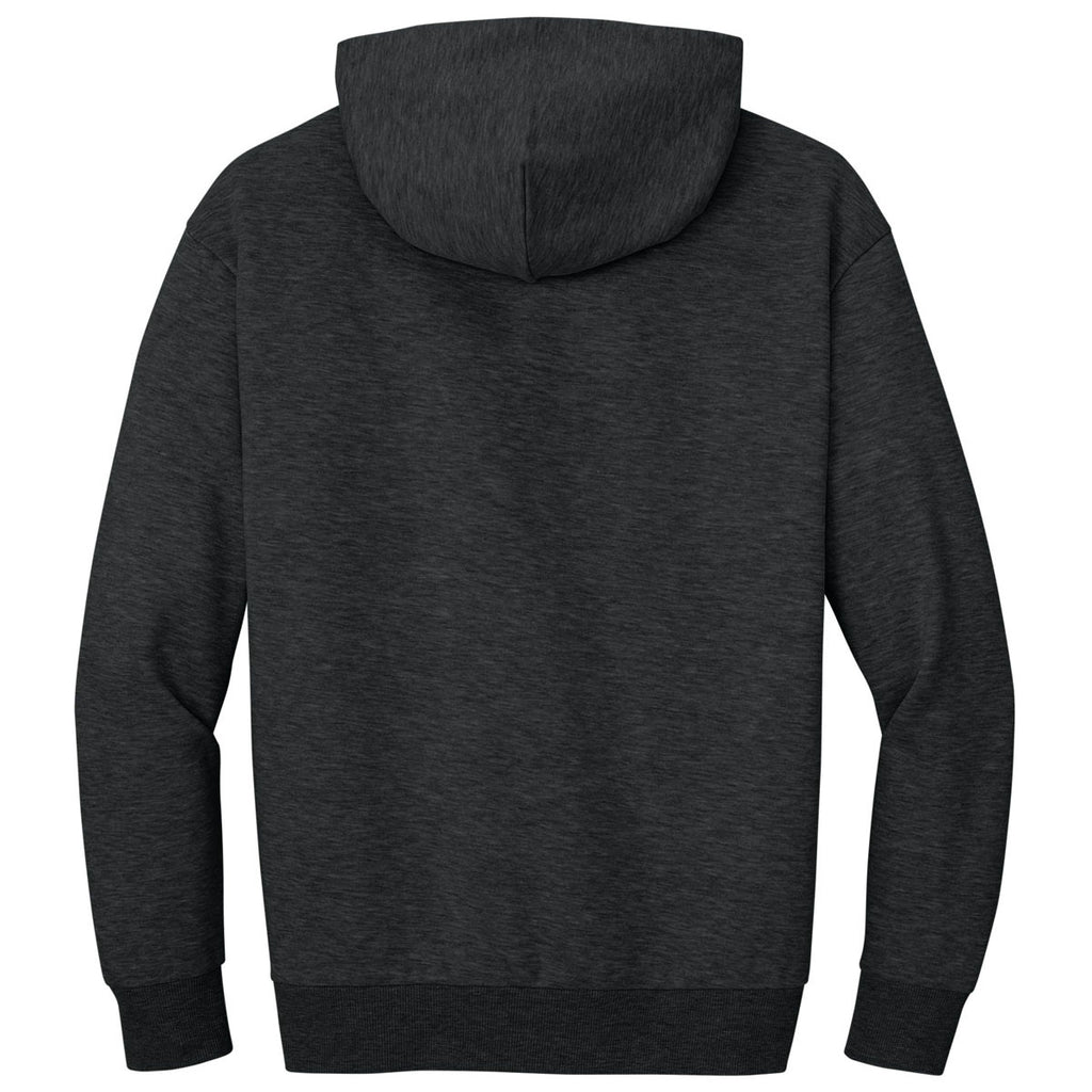 District Men's Jet Black Heather V.I.T. Heavyweight Fleece Hoodie
