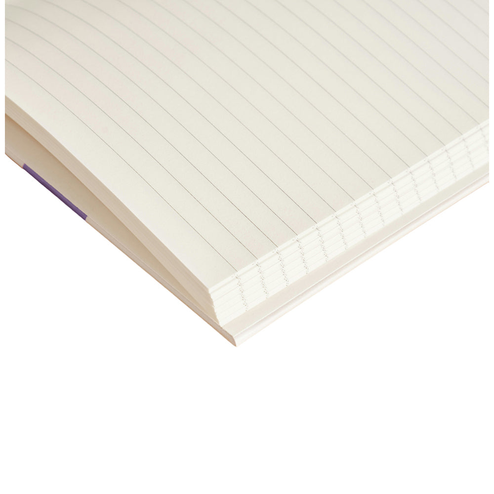 Papier Mauve Demi Lined Notebook