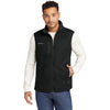 Eddie Bauer Men's Black Fleece Vest