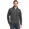 Eddie Bauer Men's Grey Steel Full-Zip Microfleece Jacket