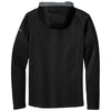 Eddie Bauer Men's Black Sport Hooded Full-Zip Fleece Jacket