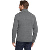 Eddie Bauer Men's Dark Grey Heather Sweater Fleece Quarter Zip