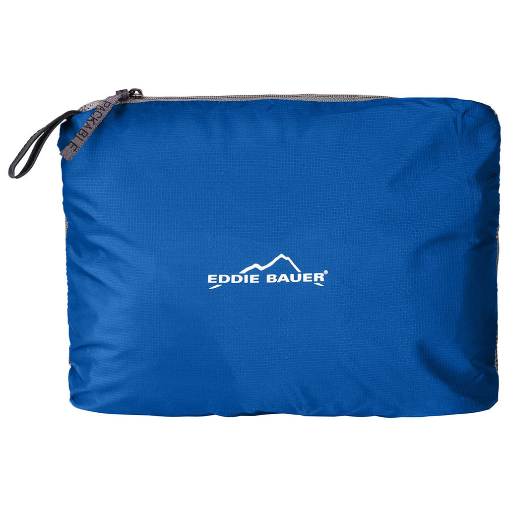 Eddie Bauer Men's Brilliant Blue Packable Wind Jacket