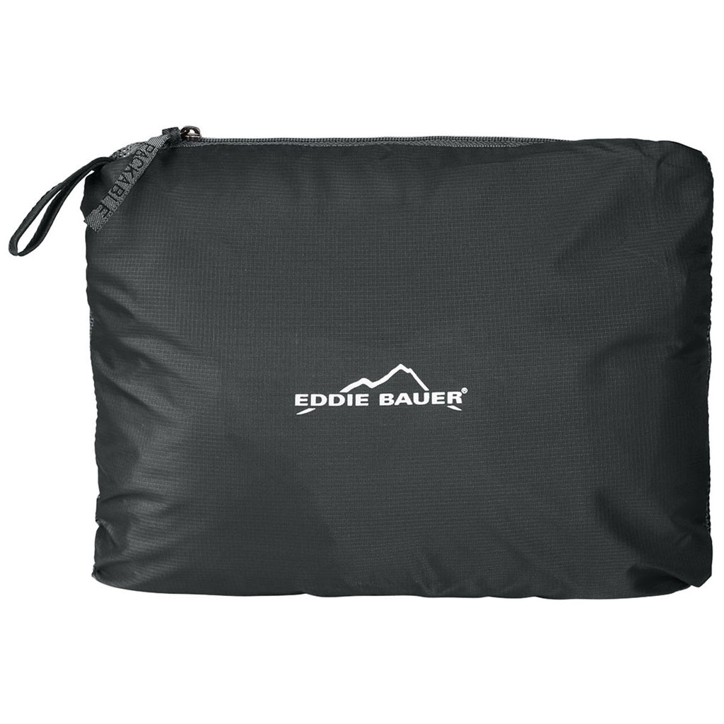 Eddie Bauer Women's Grey Steel Packable Wind Jacket