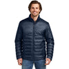 Eddie Bauer Men's River Blue Navy Quilted Jacket
