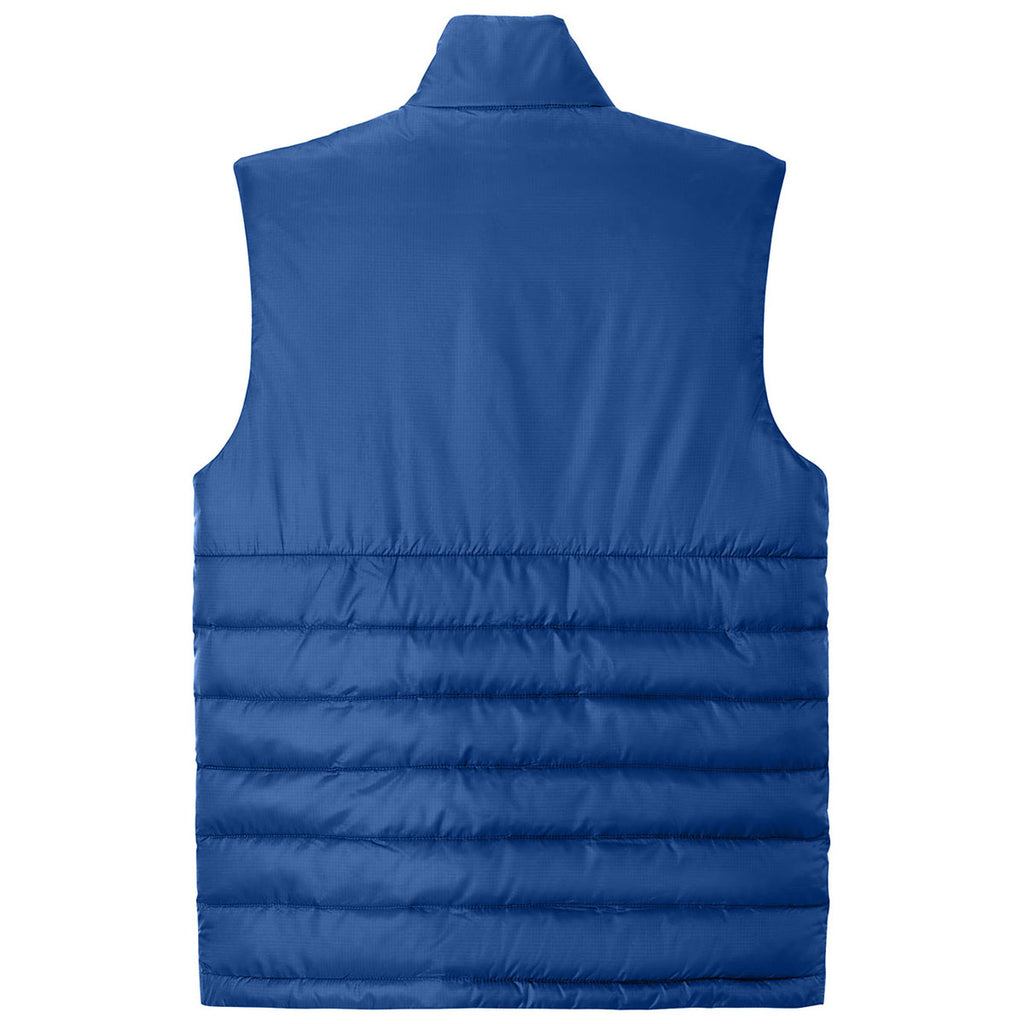Eddie Bauer Men's Cobalt Blue Quilted Vest