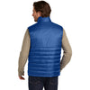 Eddie Bauer Men's Cobalt Blue Quilted Vest