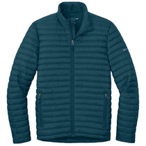 Eddie Bauer Men's Adriatic Blue Packable Quilted Full-Zip