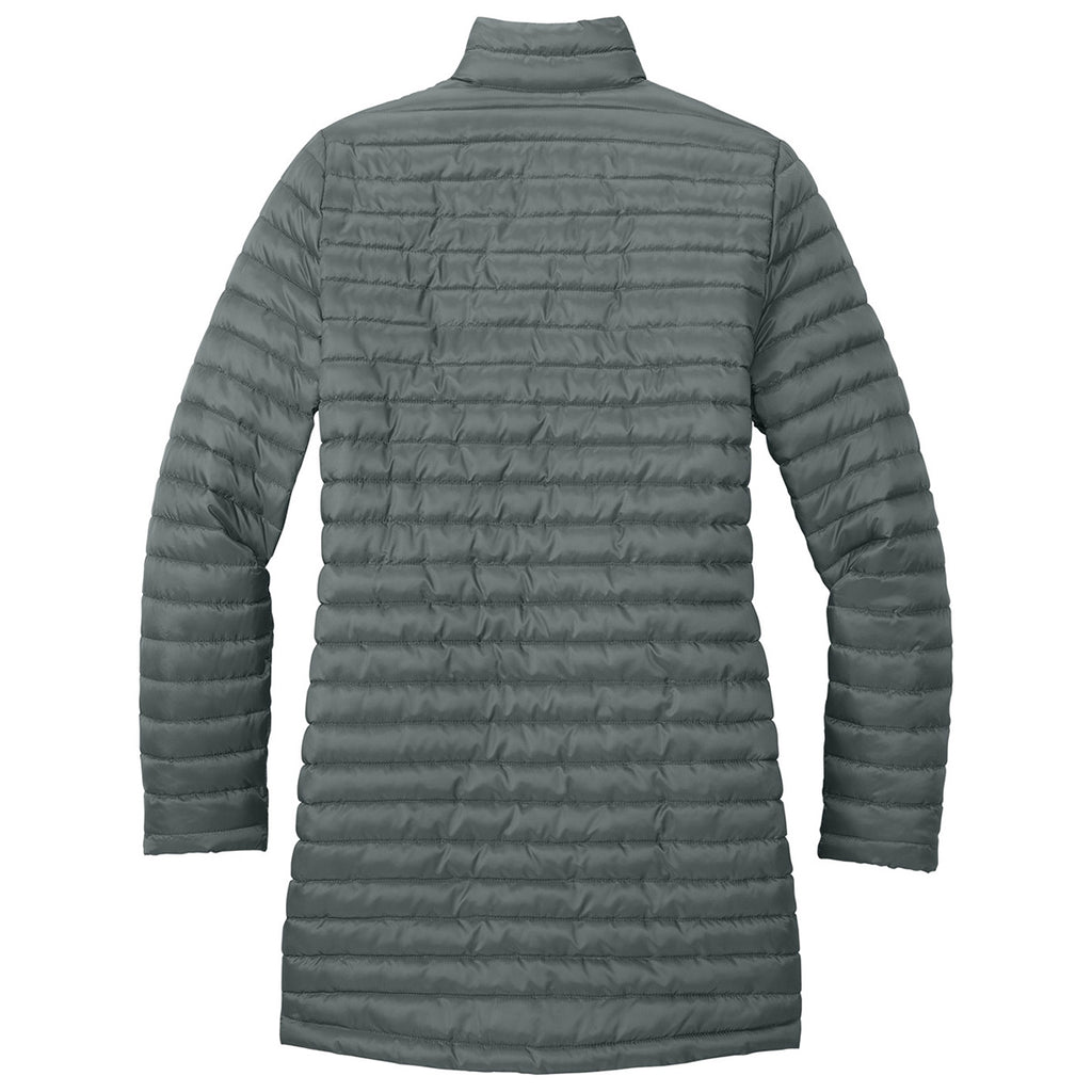 Eddie Bauer Women's Metal Grey Packable Quilted Full-Zip