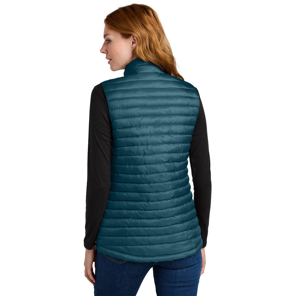 Eddie Bauer Women's Adriatic Blue Packable Quilted Vest