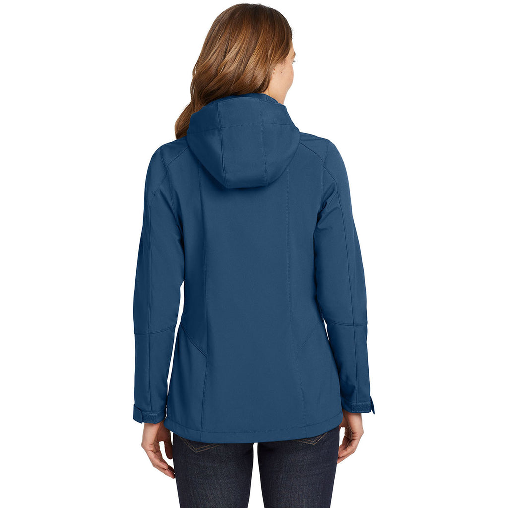 Eddie Bauer Women's Admiral Blue Hooded Softshell Parka