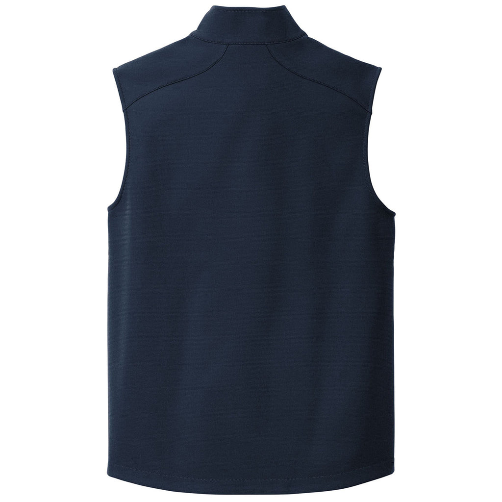 Eddie Bauer Men's River Blue Navy Stretch Soft Shell Vest