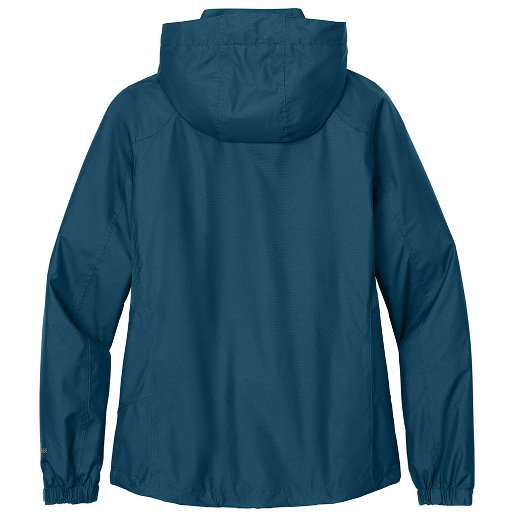 Eddie Bauer Women's Deep Sea Blue/Dark Adriatic Rain Jacket