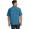 Eddie Bauer Men's Gulf Teal S/S Performance Fishing Shirt