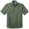 Eddie Bauer Men's Seagrass Green S/S Fishing Shirt