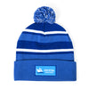 Pop Promos Blue Shades Striped Beanie