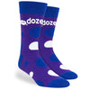 Pop Promos Purple & Blue Scattered Polka Dot Dress Socks