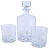 Wellington Kingsley Clear Whiskey Decanter & Glasses Set
