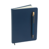 Logomark Navy Manhattan II Gift Set w/Magnetic Journal & Recycled Pen