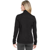 Fairway & Greene Women's Black/White Wells Quarter-Zip Tech Pullover