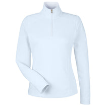 Fairway & Greene Women's Dream/White Wells Quarter-Zip Tech Pullover