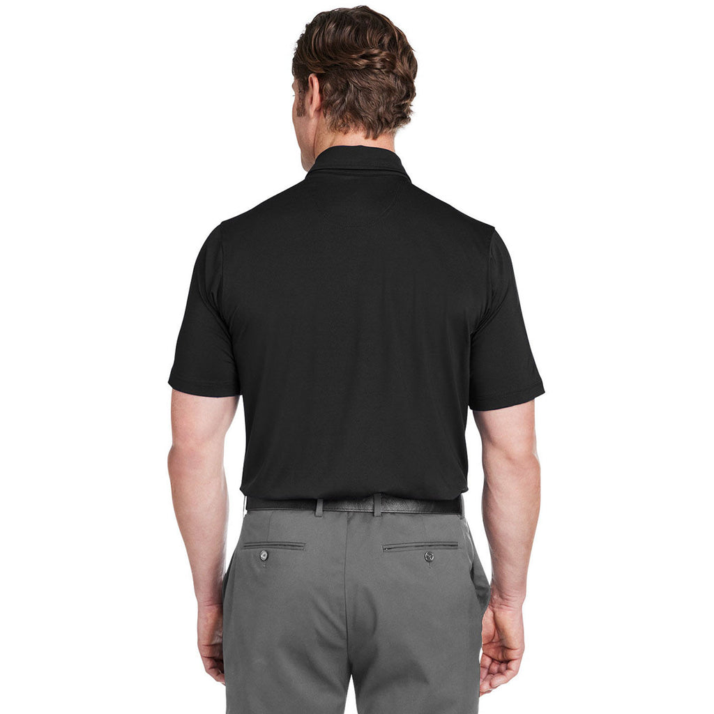 Fairway & Greene Men's Black USA Made Tournament Solid Tech Polo