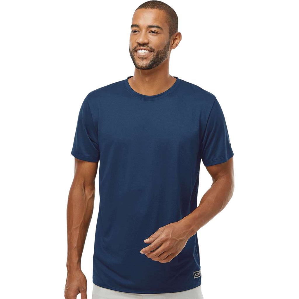 Oakley Men's Team Navy Team Issue Hydrolix T-Shirt