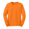 Gildan Men's Safety Orange Ultra Cotton Long Sleeve T-Shirt