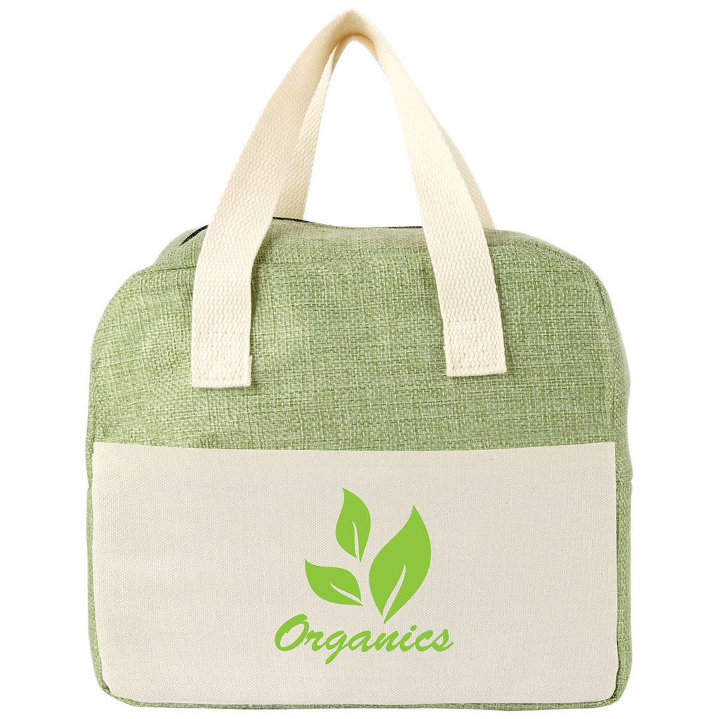 Logomark Green Nika 6-Can Lunch Cooler