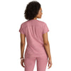 Grey's Anatomy Women's Canyon Pink Two Pocket V-Neck Motivate Top