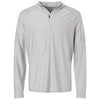 HUK Men's Harbor Mist Atoll Half-Zip Hooded Pullover