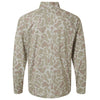 HUK Men's Sand Airweight KC Printed Quarter-Zip Pullover