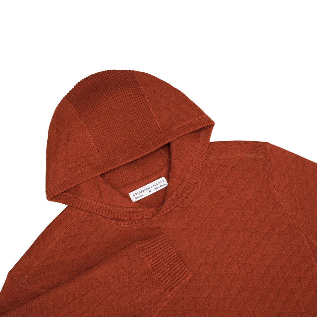 Holderness & Bourne Men's Heathered Russet The Wallace Sweater