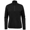 Stormtech Women's Black Treeline Performance 1/4 Zip Pullover