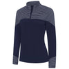 Levelwear Women's Navy Classic Stripes Pullover