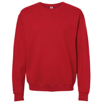 Jerzees Unisex True Red Ultimate CVC Crewneck Sweatshirt