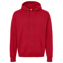 Jerzees Unisex True Red Ultimate CVC Hooded Sweatshirt