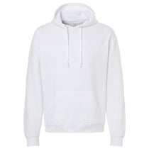Jerzees Unisex White Ultimate CVC Hooded Sweatshirt