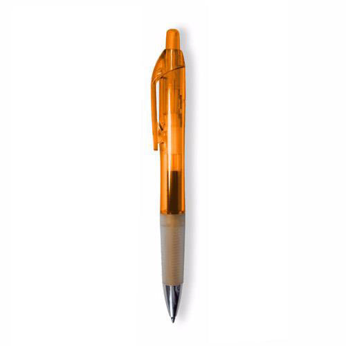 48-Hour BIC Clear Orange Intensity Clic Gel Pen with Black Ink