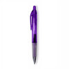 48-Hour BIC Clear Purple Intensity Clic Gel Pen with Blue Ink