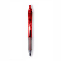 48-Hour BIC Clear Red Intensity Clic Gel Pen with Blue Ink
