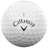 Callaway White Chrome Tour Golf Balls (One Dozen)