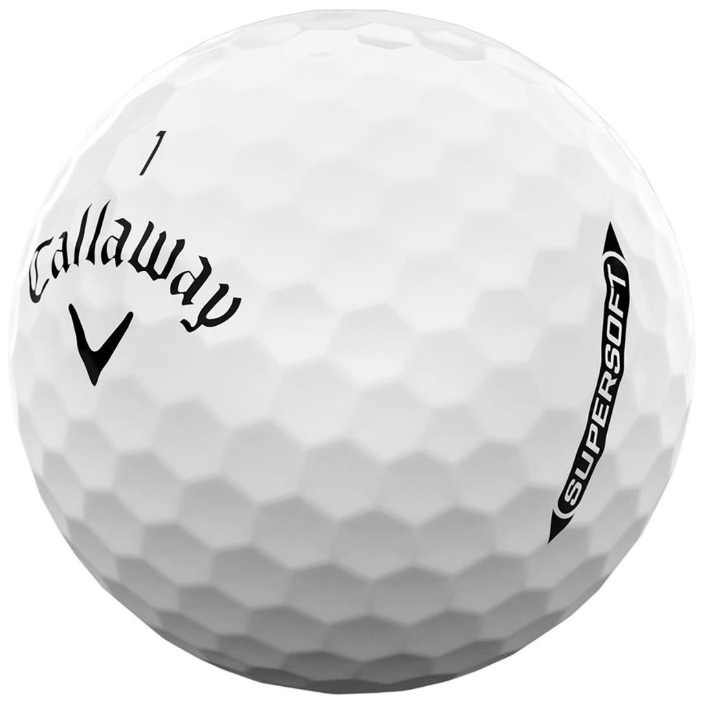 Callaway White SuperSoft Golf Balls (One Dozen)