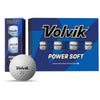 Volvik White Power Soft Golf Balls (One Dozen)