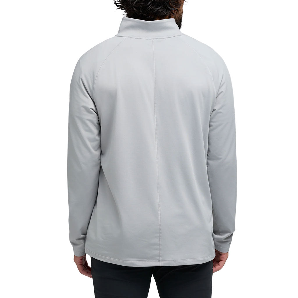 UNRL Men's Core Grey Interlock Quarter Zip